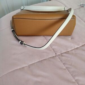 Coach Laurel Shoulder Bag Light Saddle/Multi/Silver EUC LIKE NEW